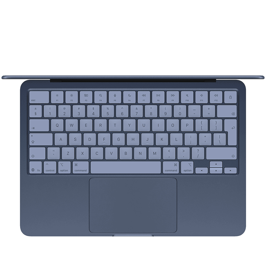 13-inch MacBook Neo: Apple A18 Pro chip with 6-core CPU and 5-core GPU, 8GB, 256GB SSD - Indigo 2