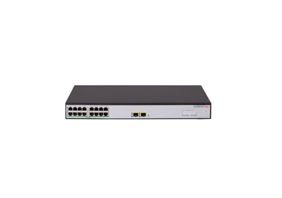 H3C S1600V2-18P L2 Ethernet Switch with 16*10/100/1000BASE-T Ports and 2*100M/1G SFP Ports, (AC)