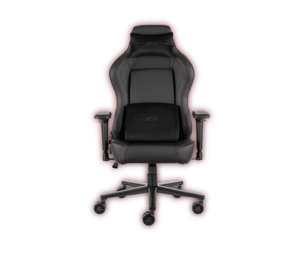2E GAMING Chair BASAN Black/Red