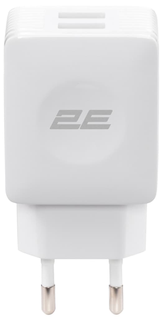 2E Wall Charger 12W 2хUSB-A, white
