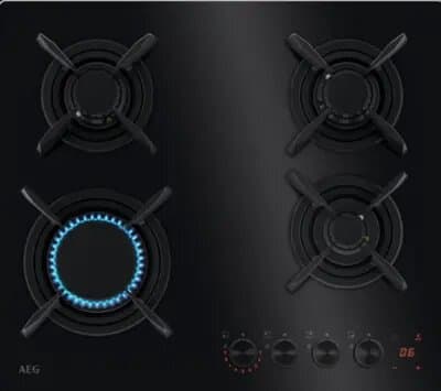 AEG Black Glass HKB64453NB