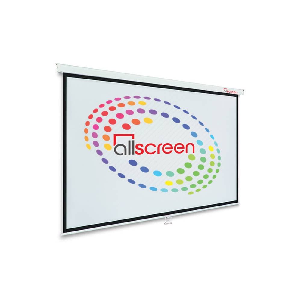 Allscreen CWP-213169 MANUAL PROJECTION SCREEN 213X169CM 16:9 HD FABRIC Diagonal 107 inch / 271 CM