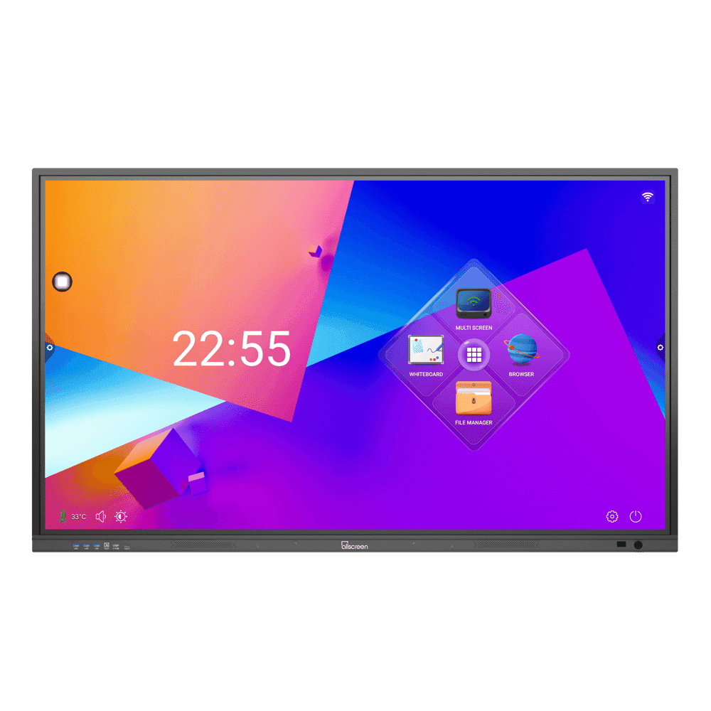 Allscreen Interactive Flat Panels SB-86A14-8/128, 86” 4K, Android 14, RAM 8GB, 128GB, Smart Board, Black