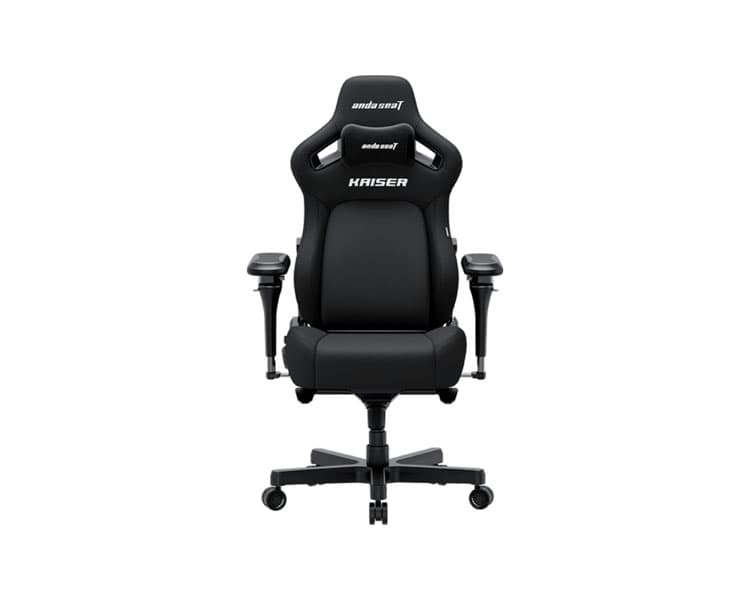 AndaSeat Kaiser 4 V2 Large Gaming Chair Fabric Black - AD12YDDC-L-20-B-CF-03