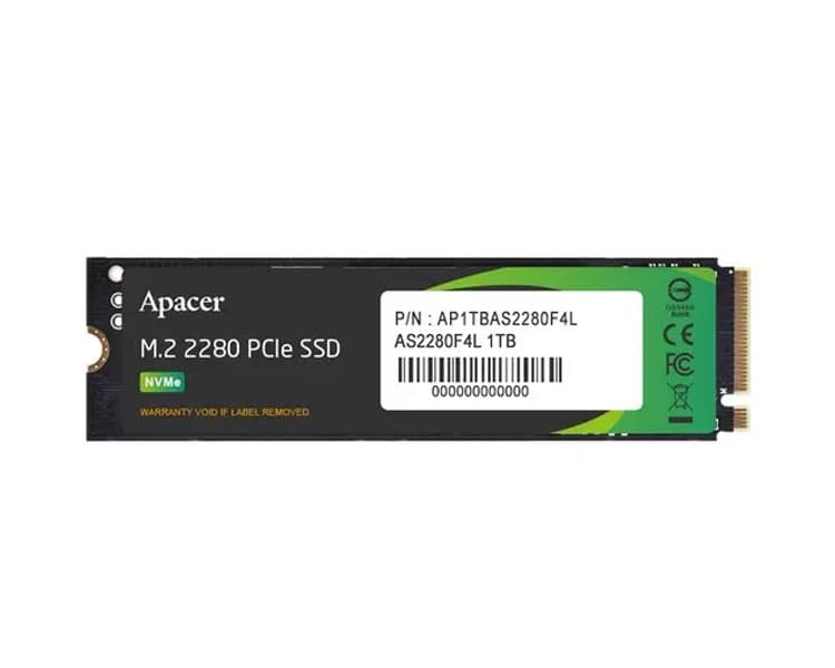 Apacer AS2280F4L 1TB SSD M.2 PCIe Gen5 x4 - AP1TBAS2280F4L-1