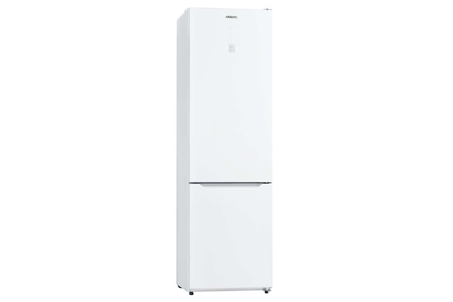 Ardesto Refrigerator bottom freezer, 201x59.5x63, ref-245L, freez.-76L, 2doors, A++, NF, display ext, fresh zone, white