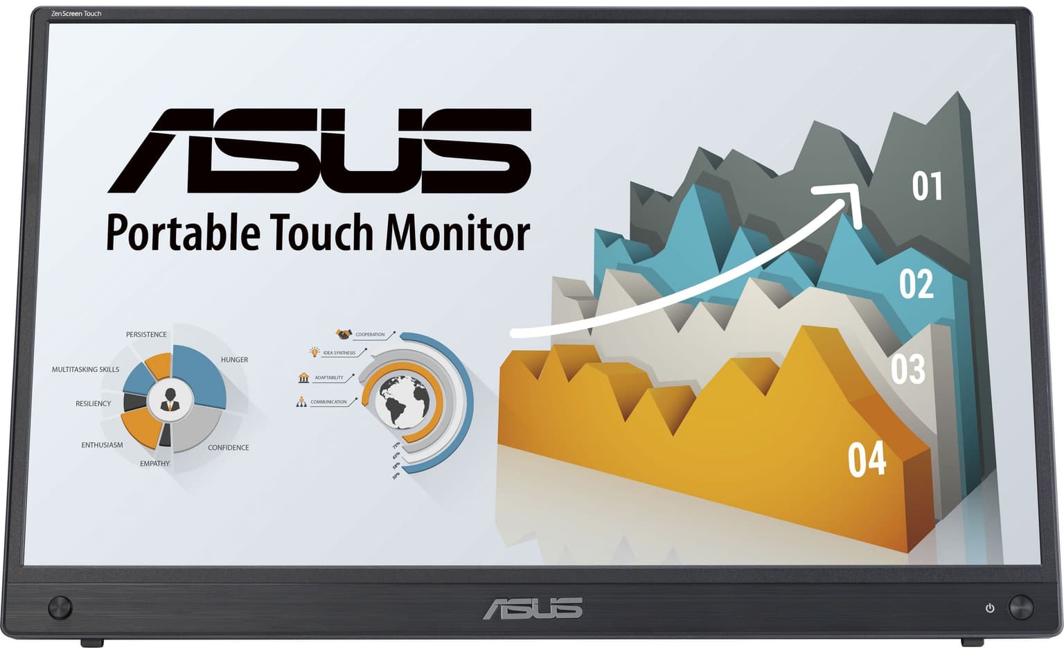 ASUS ZenScreen MB16AMTR 15.6" FHD IPS Touch Portable Monitor