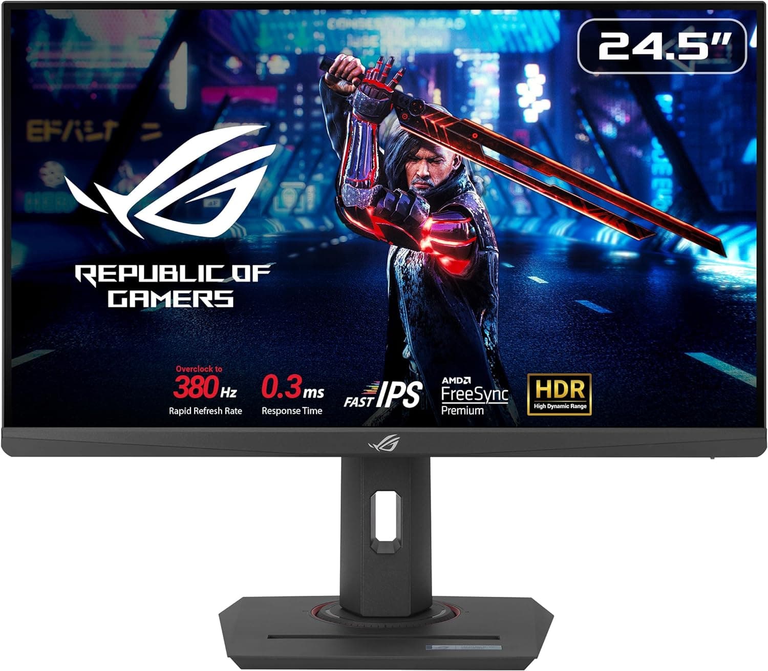 ASUS ROG Strix XG259QNS 24.5" FHD IPS 380Hz Gaming Monitor