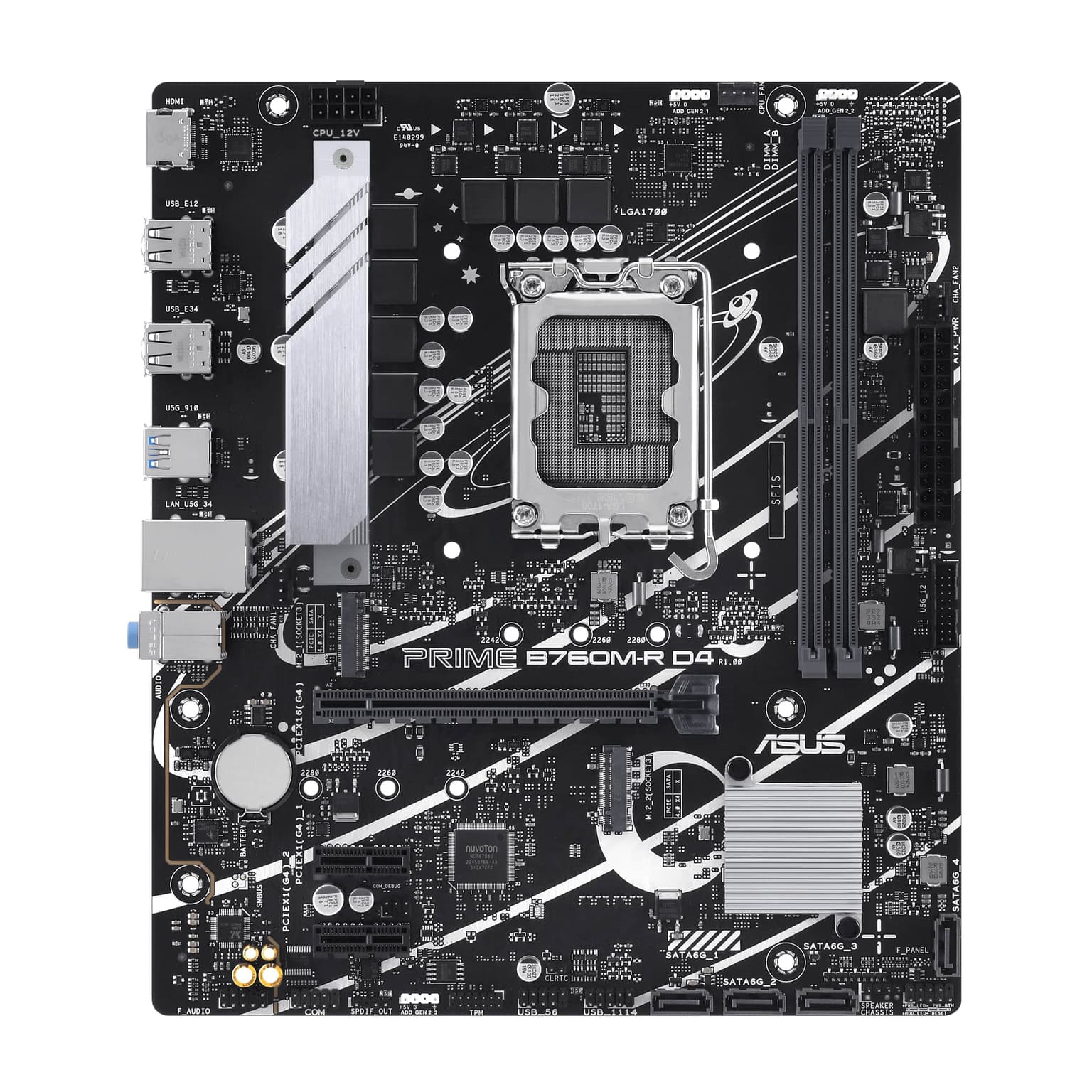 ASUS Prime B760M-R D4 Motherboard
