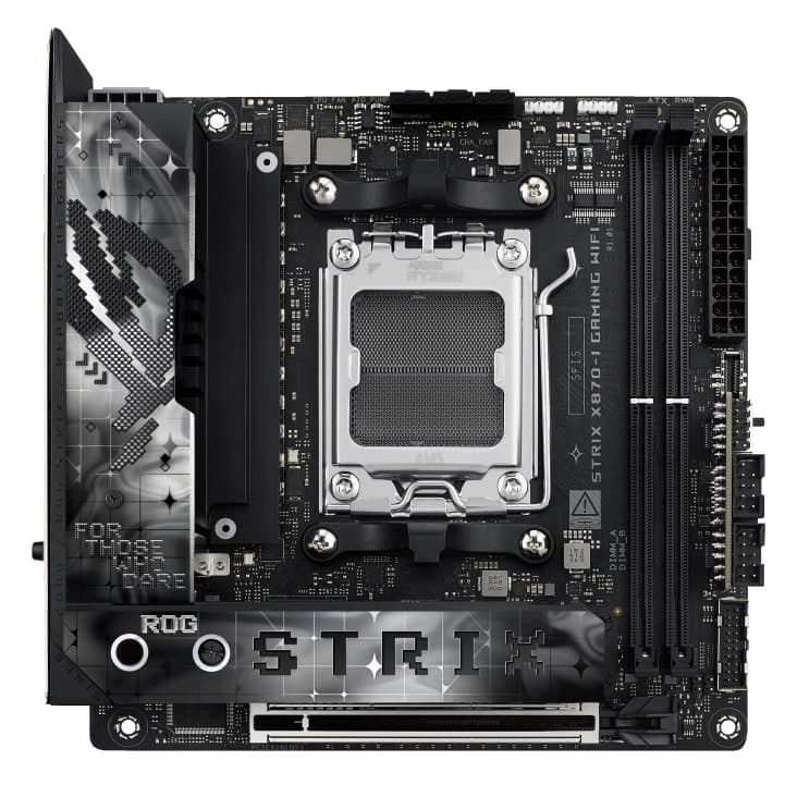 ASUS Motherboard ROG STRIX X870-I GAMING WIFI sAM5 X870 2xDDR5 M.2 HDMI WiFi BT mITX