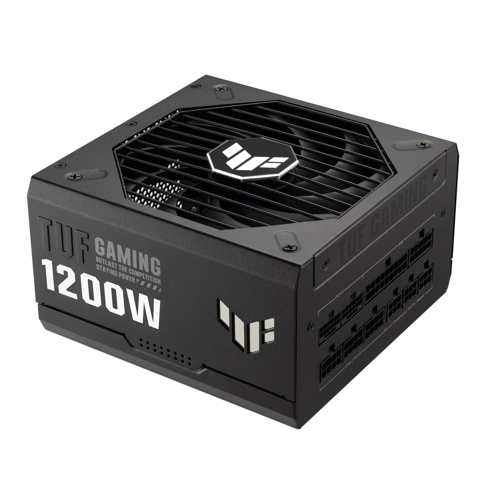 ASUS TUF GAMING (1200W), >90%, 80+ Gold, 135mm, 1xMB 24pin(20+4), 2xCPU 8pin(4+4), 4xMolex, 5xSATA, 3xPCIe 8pin(6+2), 1xPCIe GEN5