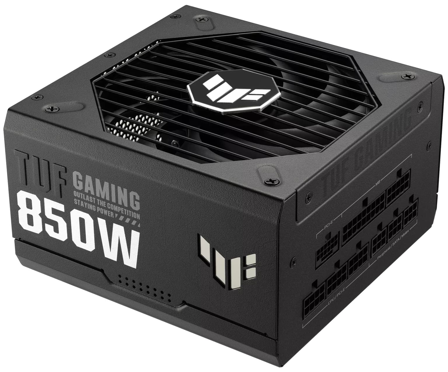 ASUS TUF GAMING (850W), >90%, 80+ Gold, 135mm, 1xMB 24pin(20+4), 2xCPU 8pin(4+4), 4xMolex, 5xSATA, 3xPCIe 8pin(6+2), TUF-GAMING-850G