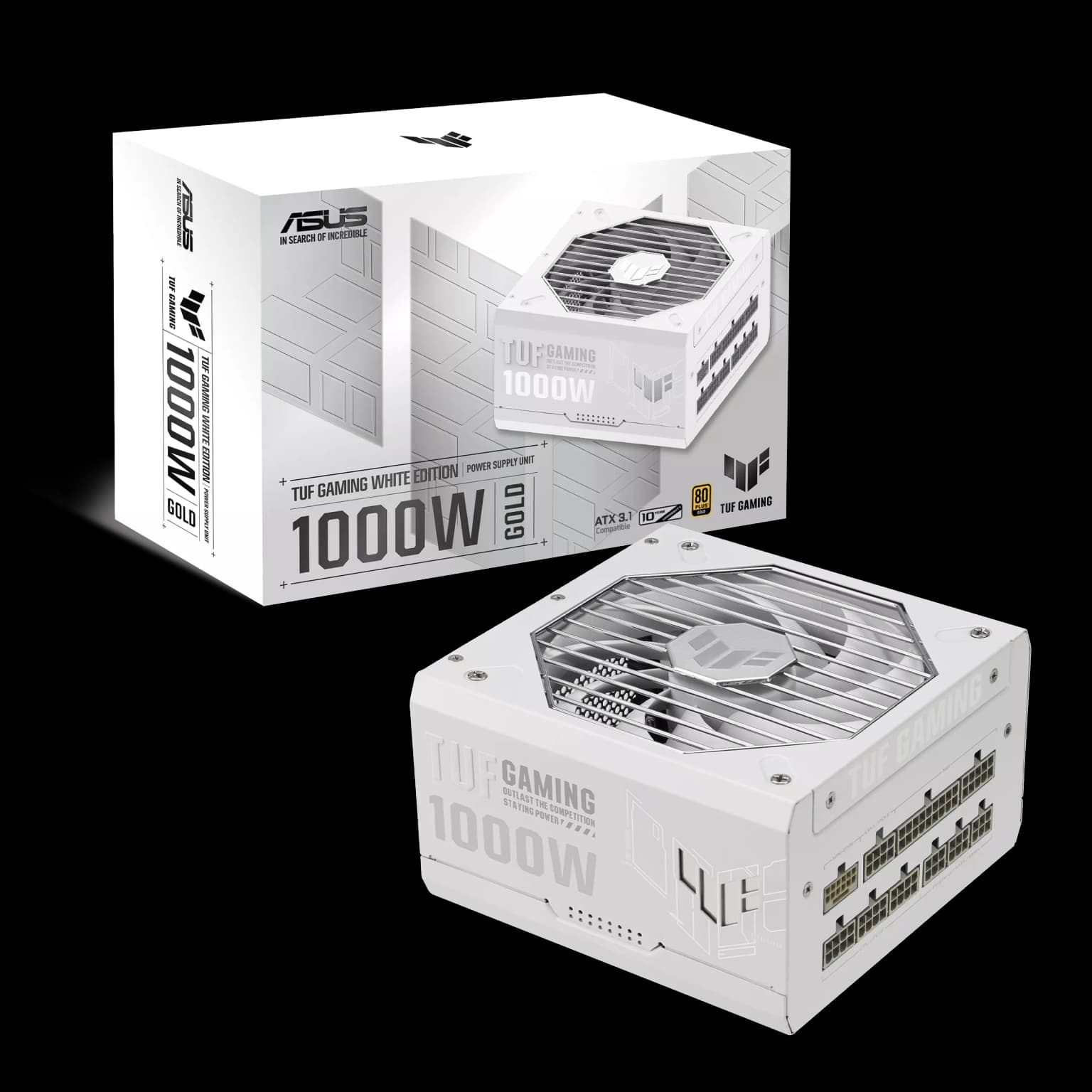 ASUS TUF Gaming 1000W Gold White Power Supply