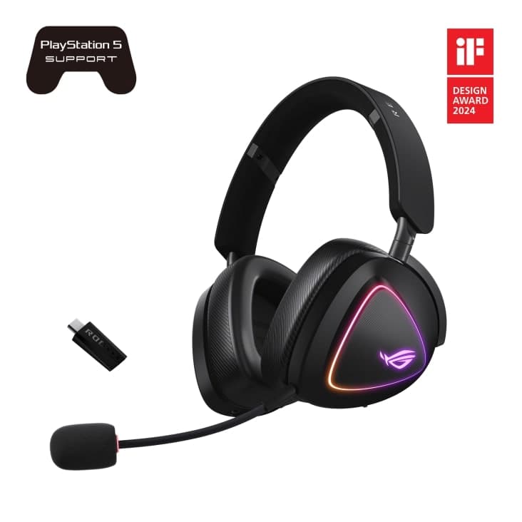 ASUS ROG Delta II Wireless Gaming Headset Black