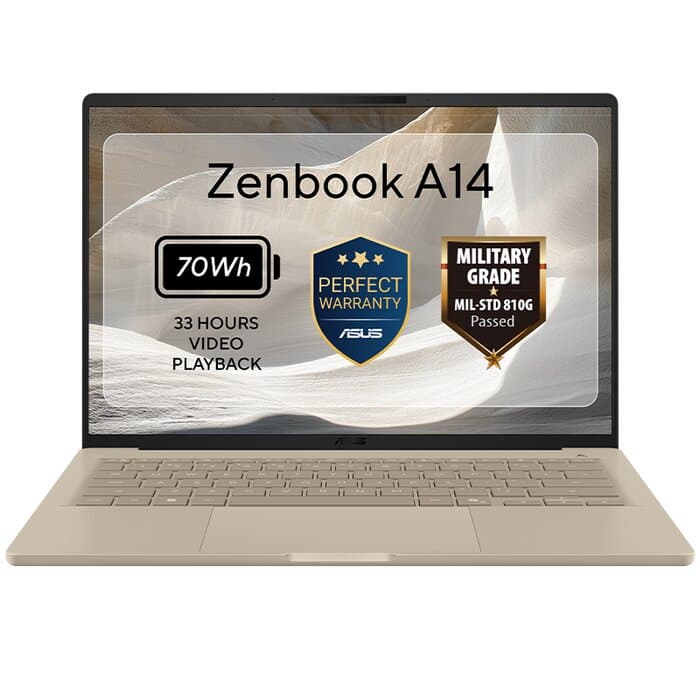 ASUS Zenbook A14 14'' UX3407NA-QD023W - Beige