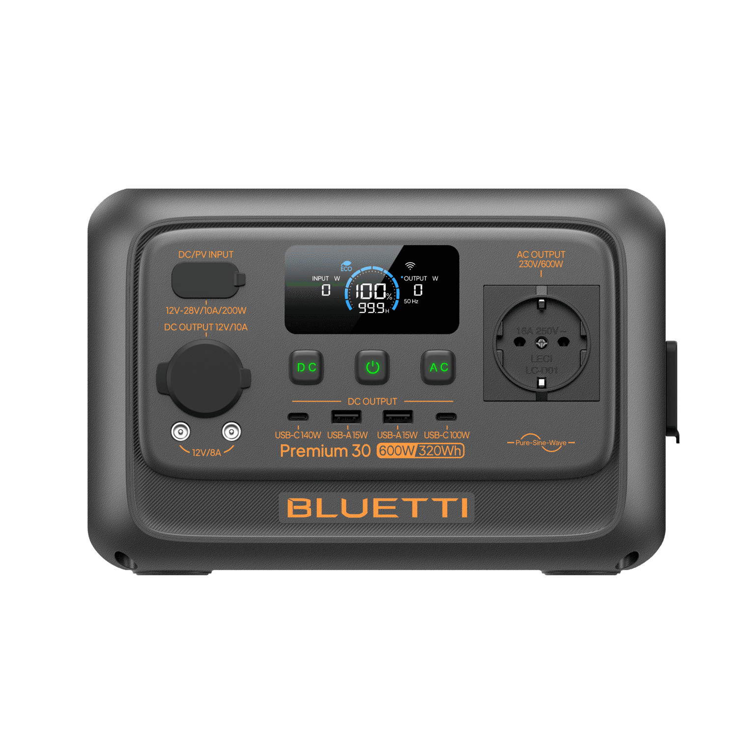 Bluetti Premium 30 V2 Portable Power Station 320Wh 600W PR30V2