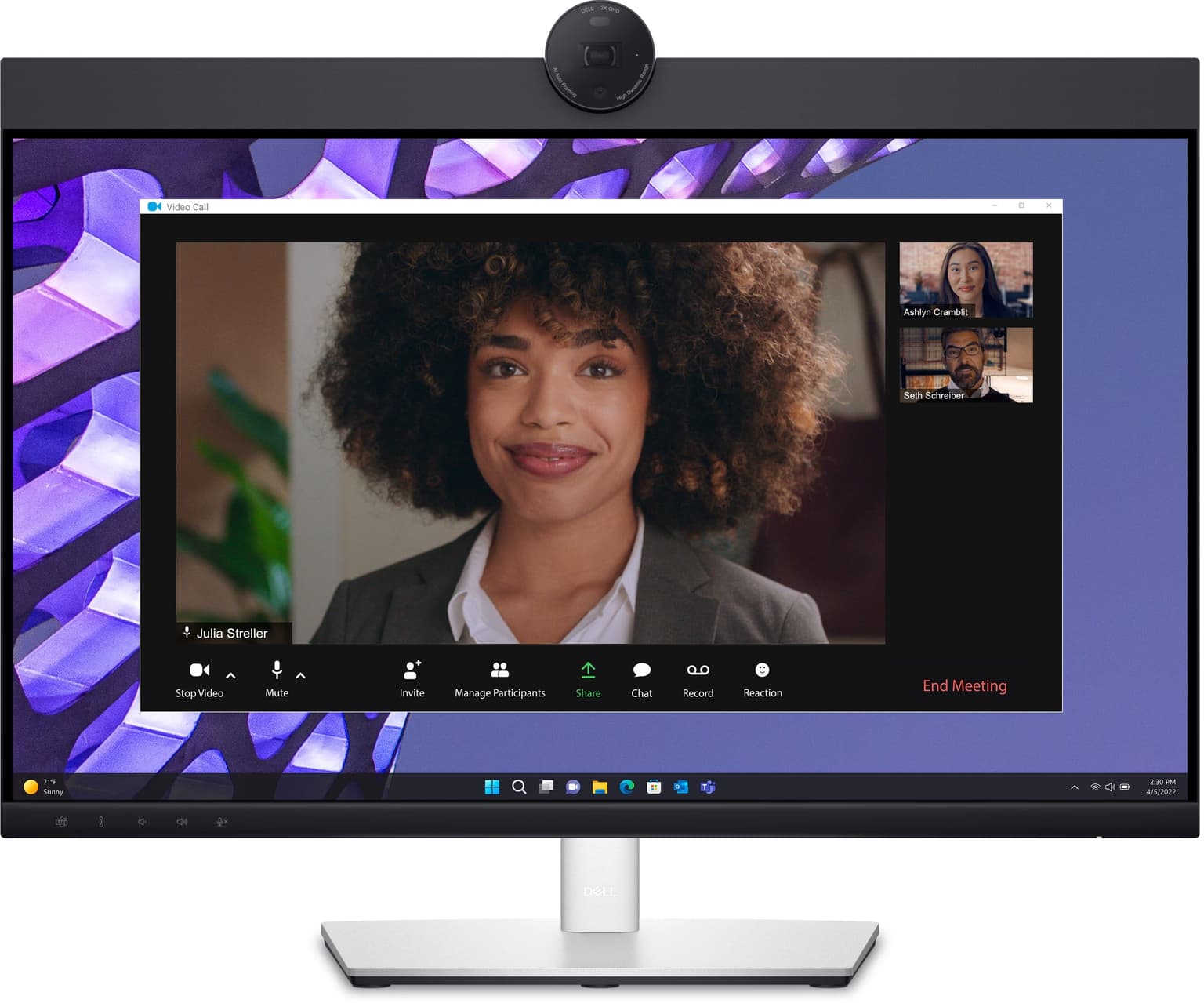 Dell Monitor 23.8" P2424HEB HDMI, DP, USB-C, RJ-45, MM, IPS, sRGB 99%, Pivot, Cam