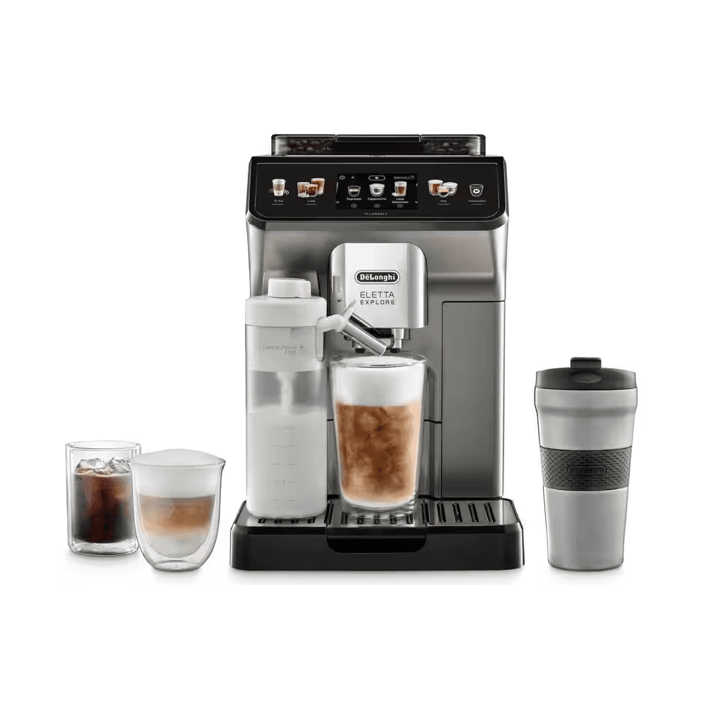 DeLonghi ECAM450.86.T Eletta, 1450W, 1.8L, Coffee Machine, Titanium