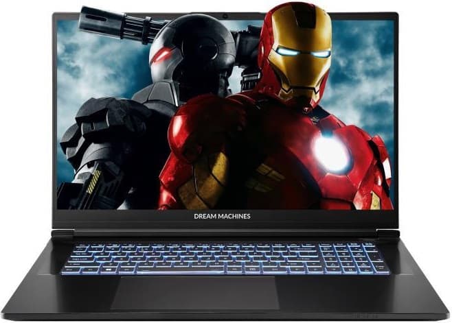 Dream Machines RG5060-17, 17.3" QHD IPS, Intel Core i9-14900HX, 16GB, 1TB SSD, NVIDIA GeForce RTX 5060 8GB, DOS, Black