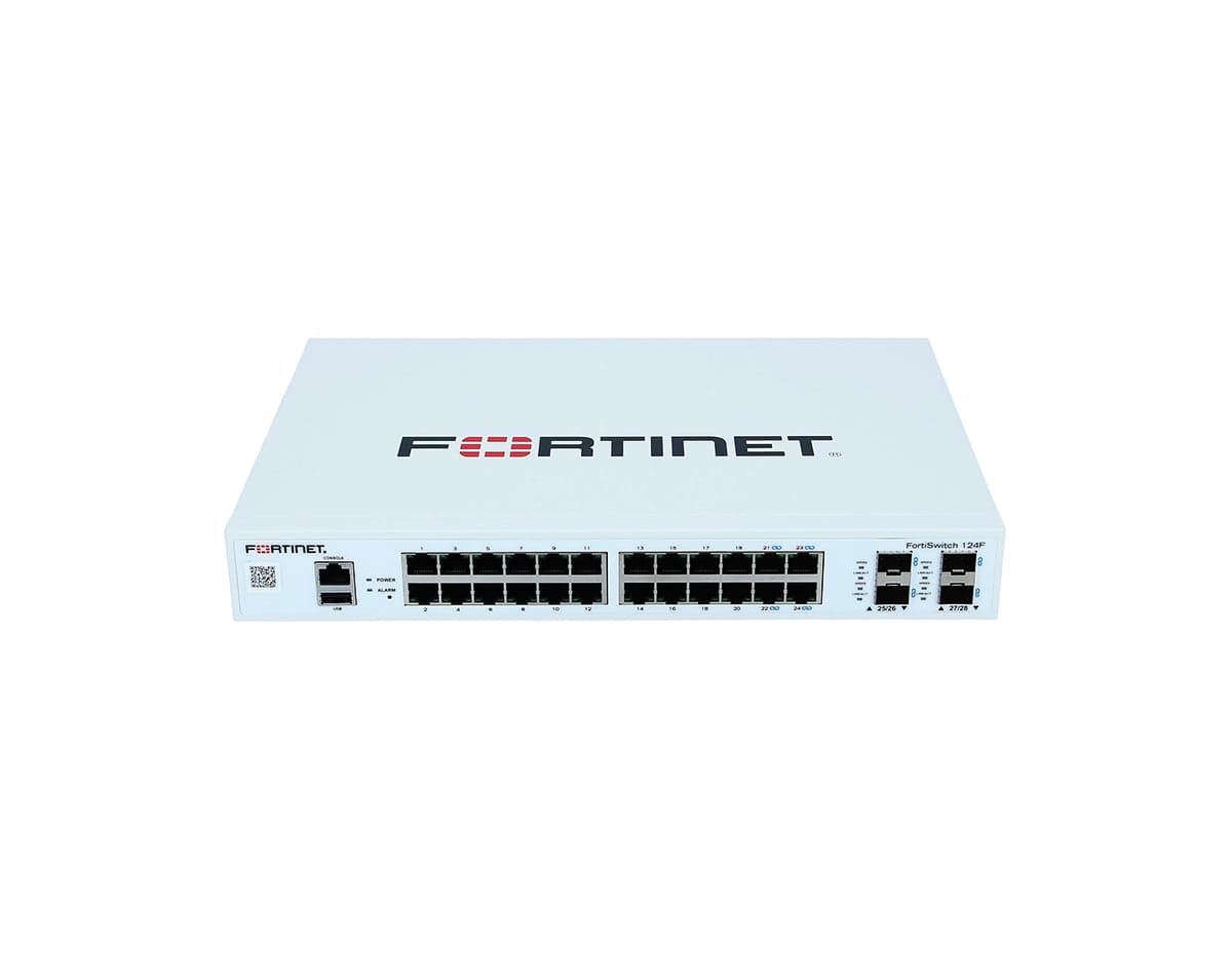 Fortinet FortiSwitch 124F 24-Port Managed Network Switch