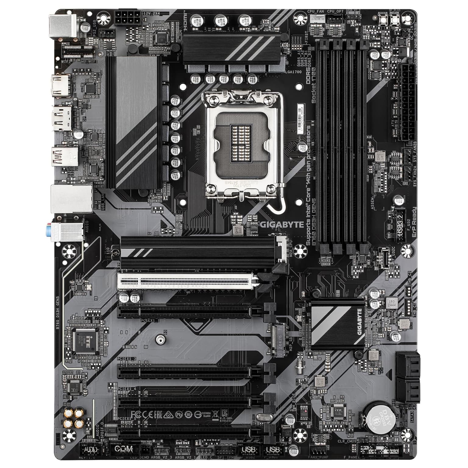 Gigabyte Motherobard B760 DS3H GEN5 B760 s1700 4xDDR5 M.2 HDMI DP