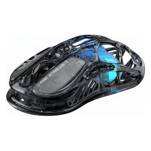 GravaStar Mercury M2 Wireless Gaming Mouse Transparent Black