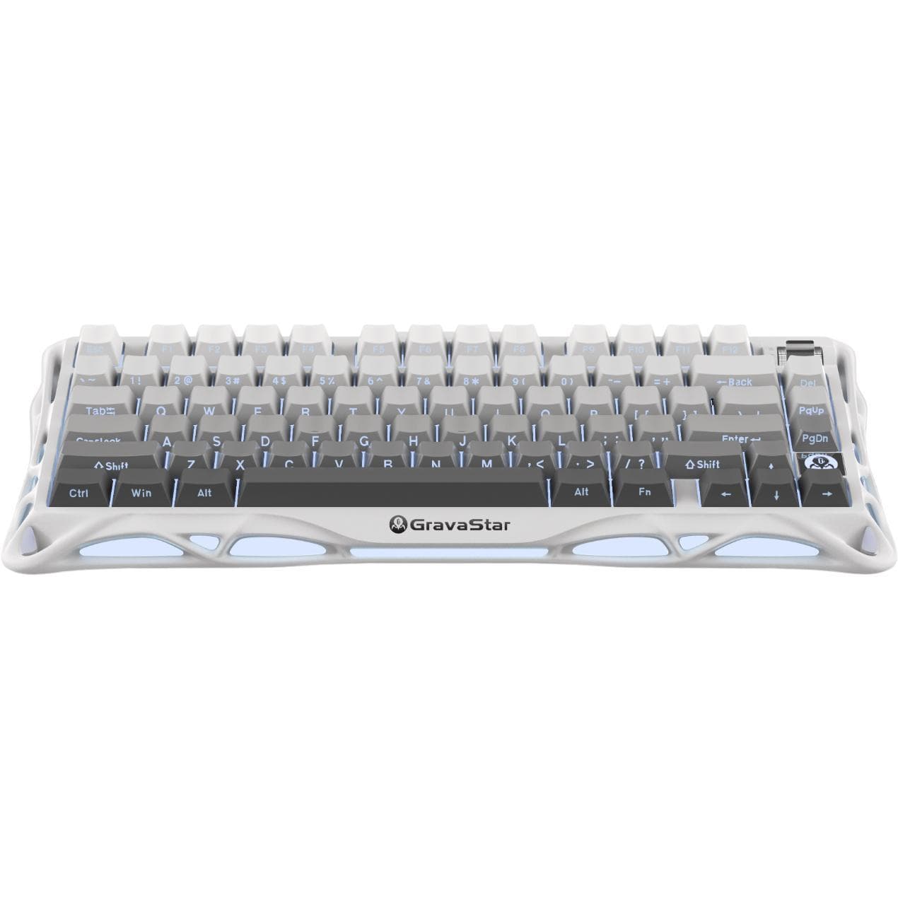 GravaStar Mercury K1 White Keyboard