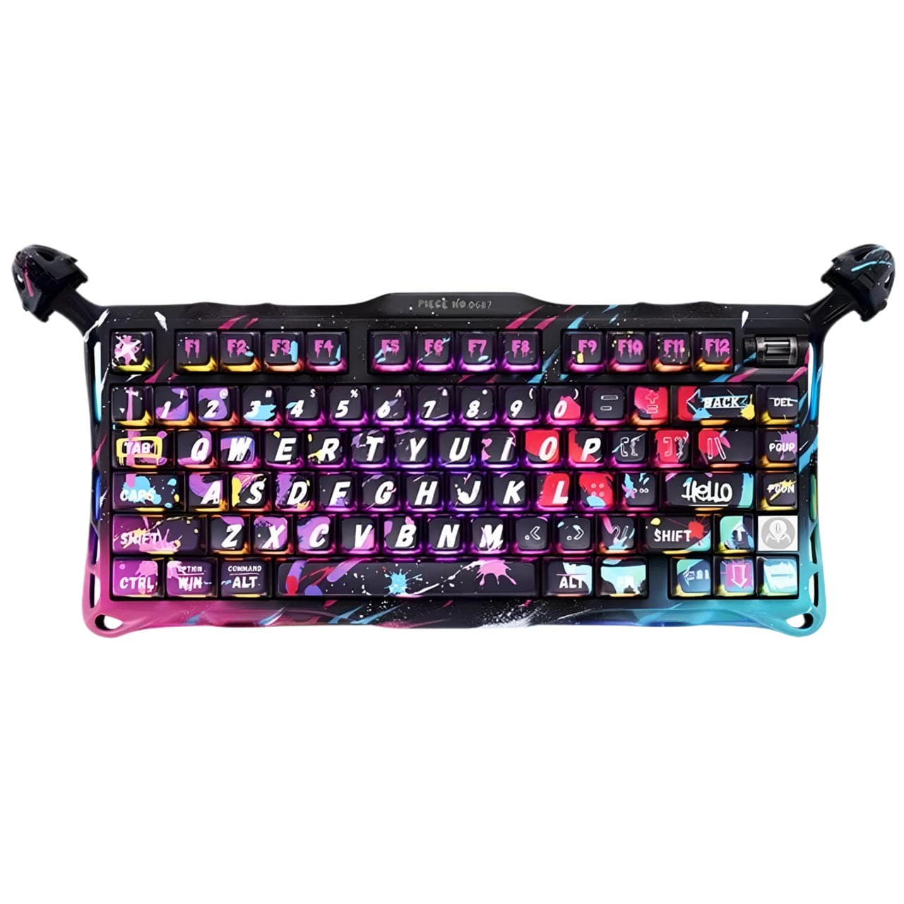 GravaStar V75 Pro Neon Graffiti Keyboard