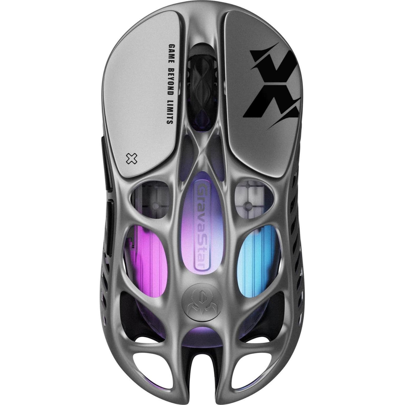 GravaStar Mercury X Wireless Gaming Mouse Gray
