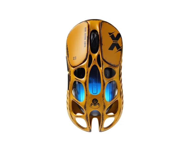 GravaStar Mercury X Pro Wireless Gaming Mouse Battle Worn Yellow