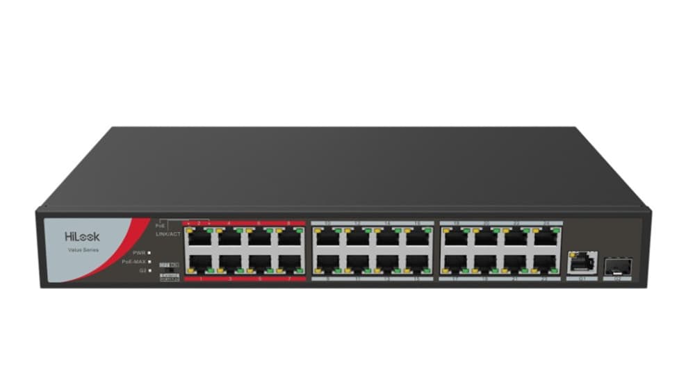 HiLook NS-0326P-230(C) 24 Port Fast Ethernet Unmanaged POE Switch, HiLook