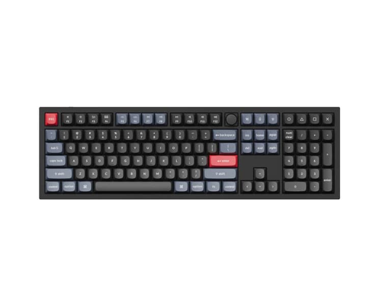 Keychron Q6 QMK RGB G PRO Blue Mechanical Keyboard Black - Q6M2Z_KEYCHRON