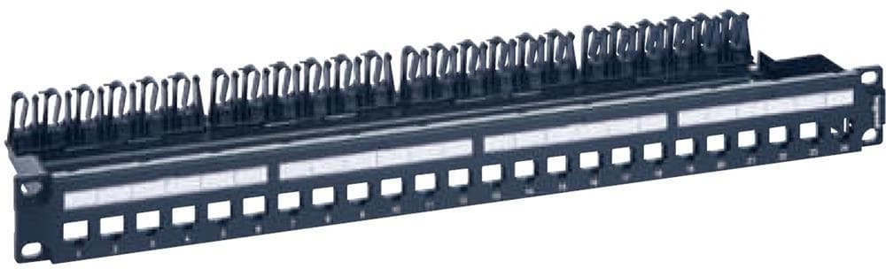 Legrand PATCH PANEL 24 RJ45 CAT 5E/6/6A KS TO BE EQUIPPED WITH METAL CABLE HOLDER