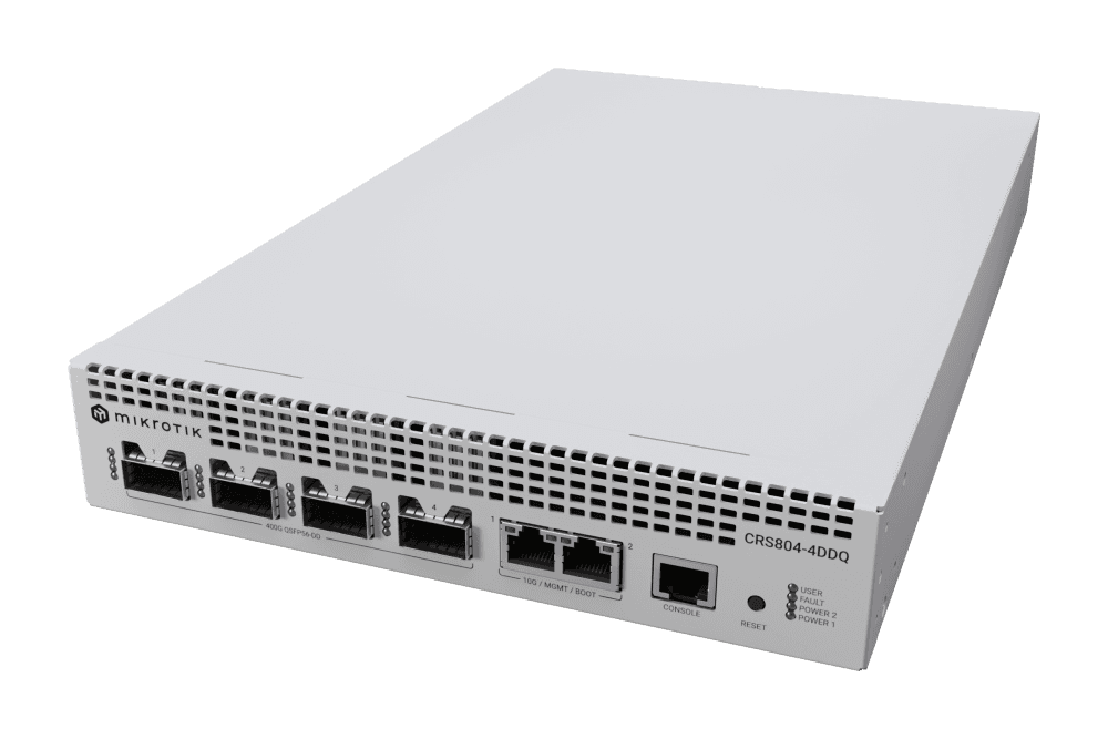 MikroTik CRS804-4DDQ-hRM Managed Switch - CRS804 DDQ, MikroTik
