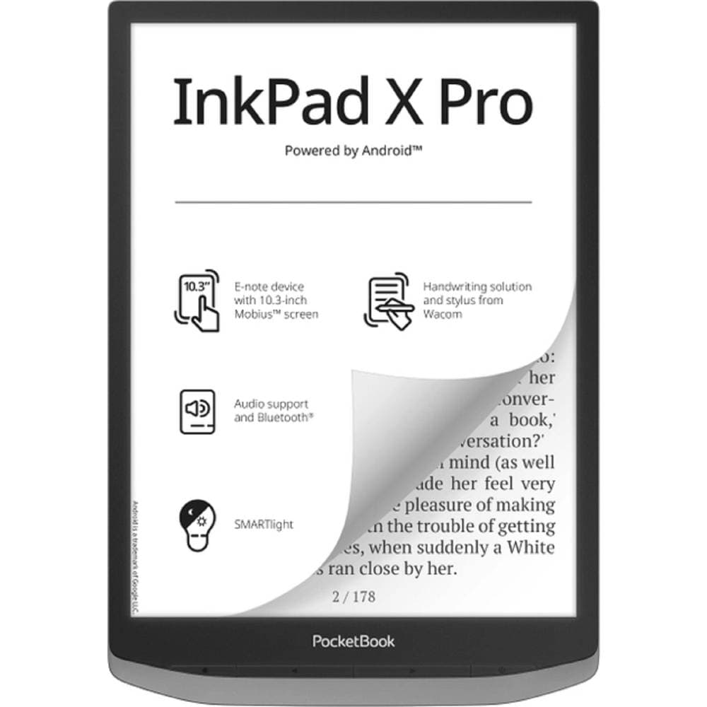 PocketBook e-reader 1040D InkPad X PRO, Mist Grey