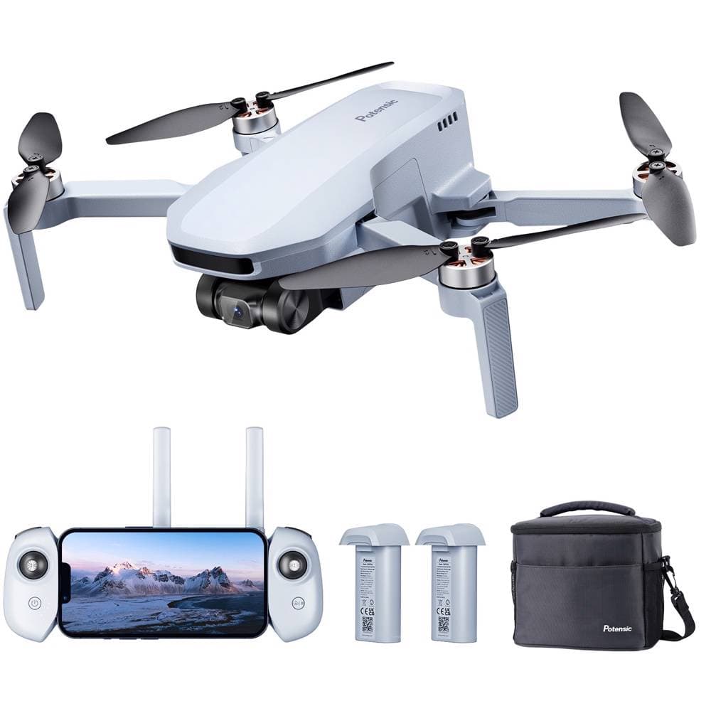 Potensic Drone ATOM SE (Expansion Kit) 3 batteries in total Grey