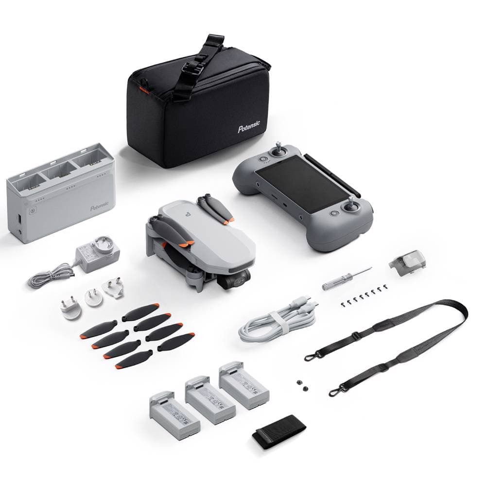 Potensic ATOM 2 Screen Remote (Fly More Combo) AI Tracking Grey