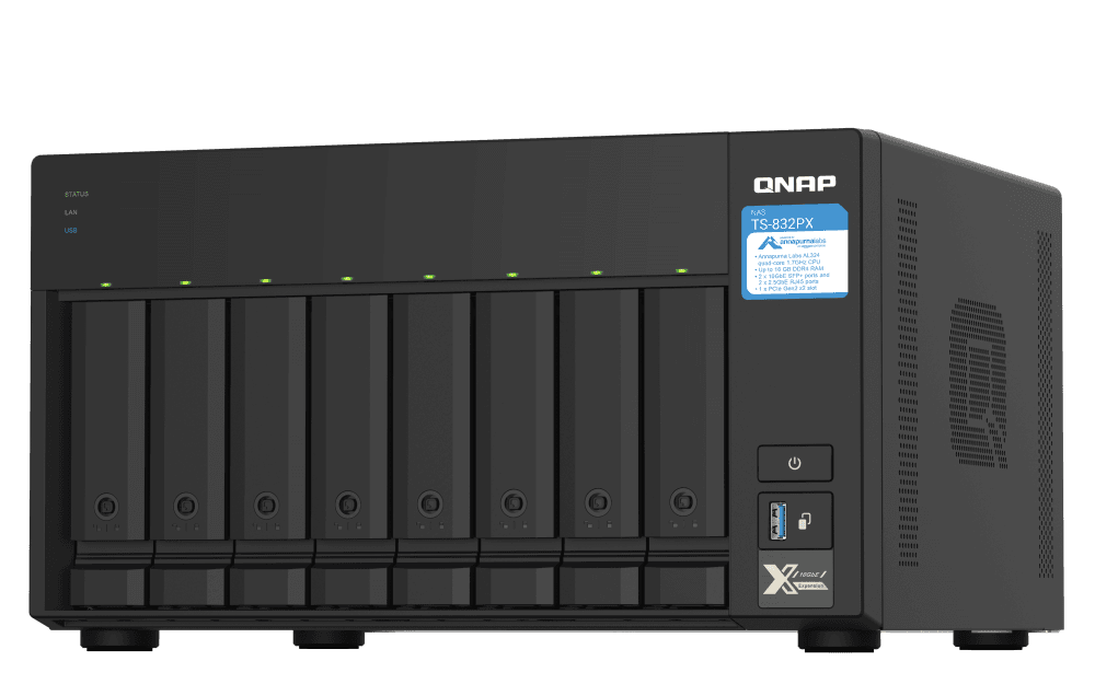 QNAP TS-832PX-4G 8-Bay NAS 4GB