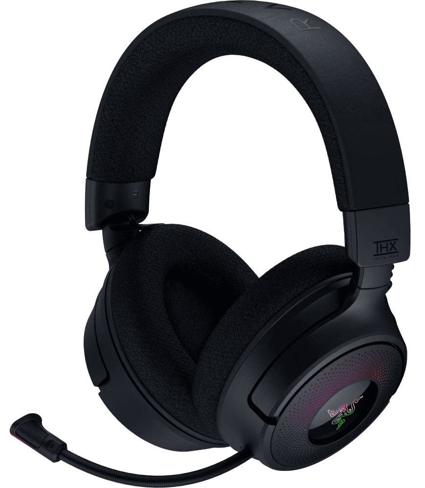Razer Gaming Headset Kraken V4, USB-A/WL/BT, RGB, black