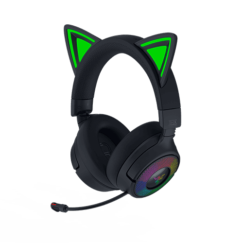 Razer Headset Kraken Kitty V3 Pro, USB/BT/WL, black