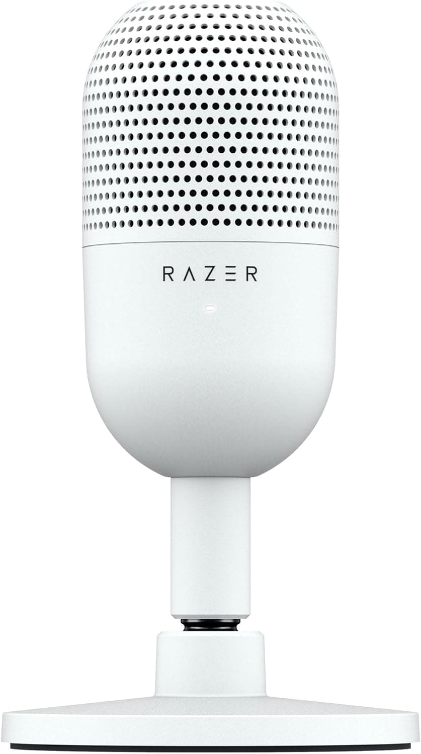 Razer gaming microphone Seiren V3 Mini, Omni, USB-A, 1.2m, white