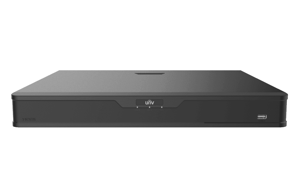 Uniview NVR302-16B-P16-IQ 2 HDDs 16-ch 16 PoE 1U Network Video Recorder