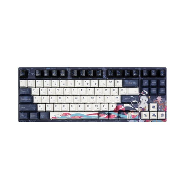 Varmilo VPE87 Chang'e Cherry Mx Red Wireless Gaming Keyboard Blue - A50A054D4A3A01A043