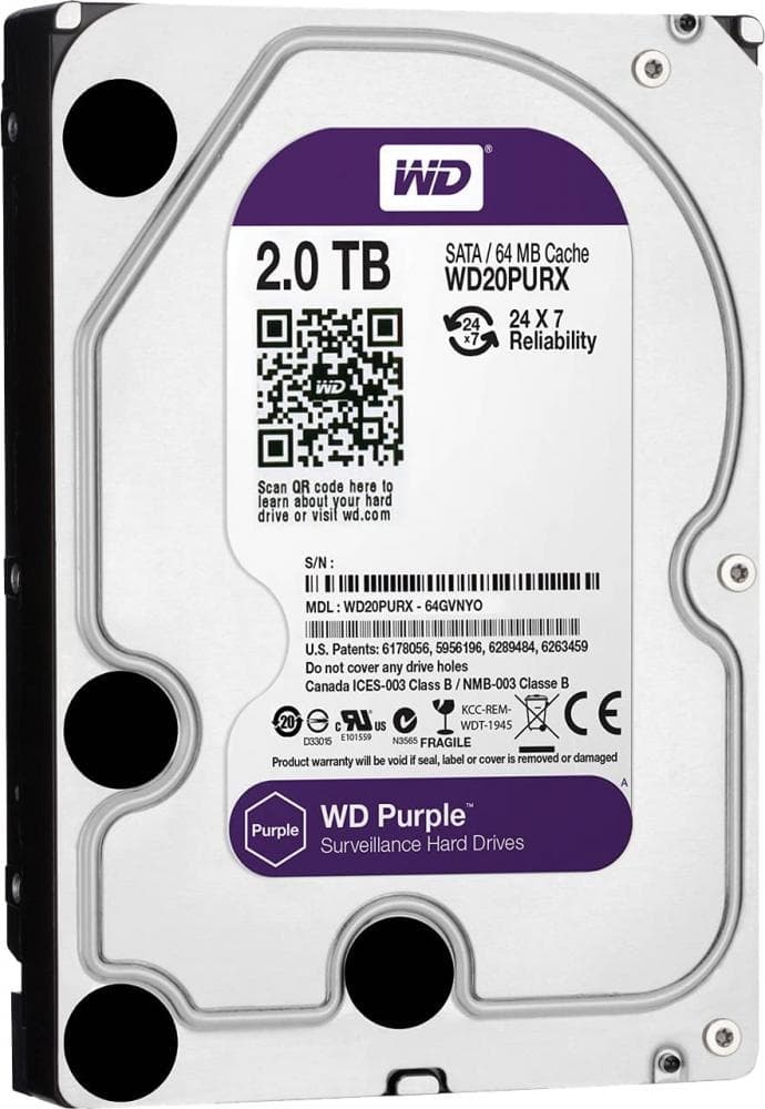 Western Digital WD23PURZ 2TB, SATA HDD WD Purple