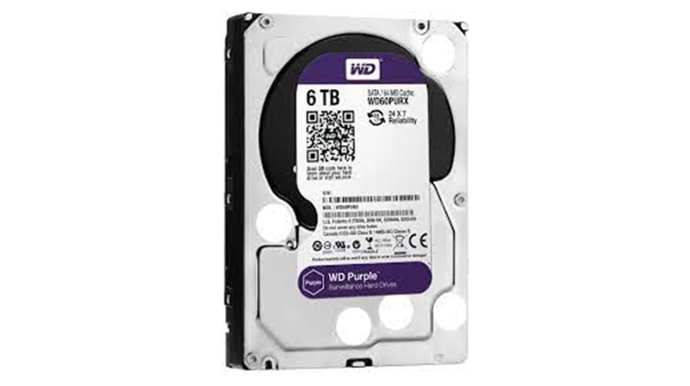 Western Digital WD64PURZ 6TB SATA HDD WD Purple